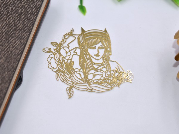 免费设计_定制_美人鱼金属书签样版